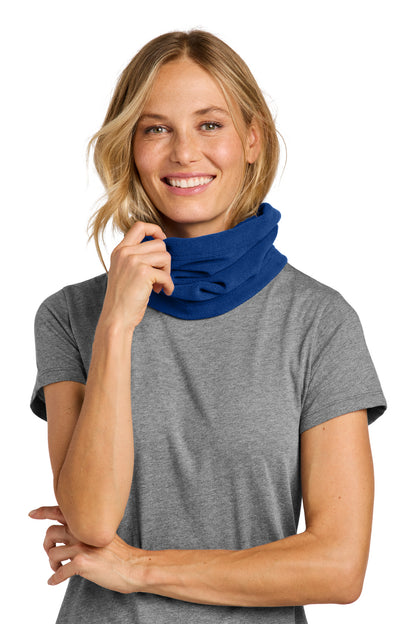 Front View of Royal Port Authority Fleece Neck Gaiter. FS07 plain