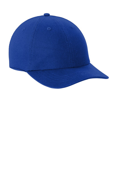 Front View of Royal Port Authority Washed Twill Cap. CP78 plain