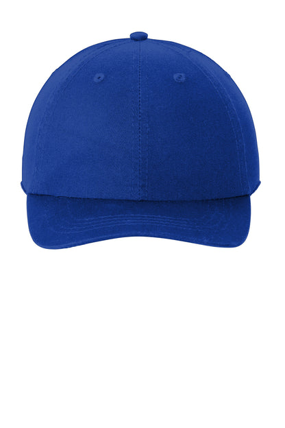 Front View of Royal Port Authority Washed Twill Cap. CP78 plain