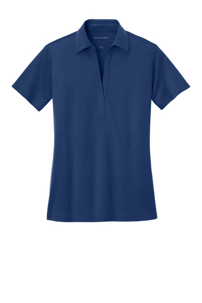 Front View of Royal Port Authority Women's Silk Touch Performance Polo. L540 plain