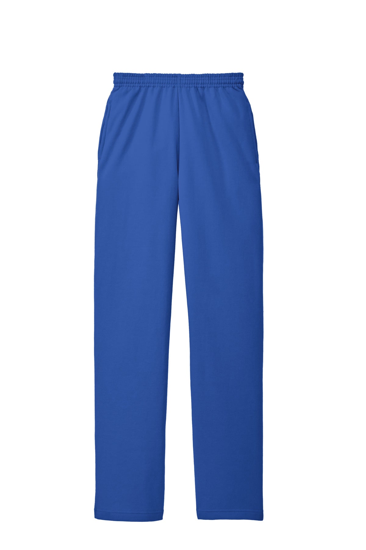 Front View of Royal Port & Co Core Fleece Sweatpant with Pockets. PC78P plain