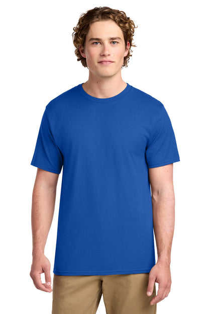 Front View of Royal Port & Co Ring Spun Cotton Tee. PC150 plain