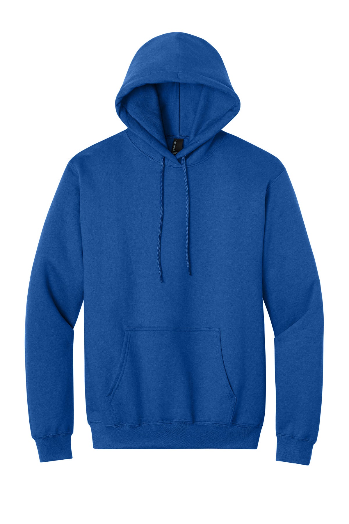 Front View of Royal Port & Co Tall Essential Fleece Pullover Hooded Sweatshirt. PC90HT plain