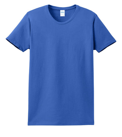 Front View of Royal Port & Co Women's Essential Tee. LPC61 plain