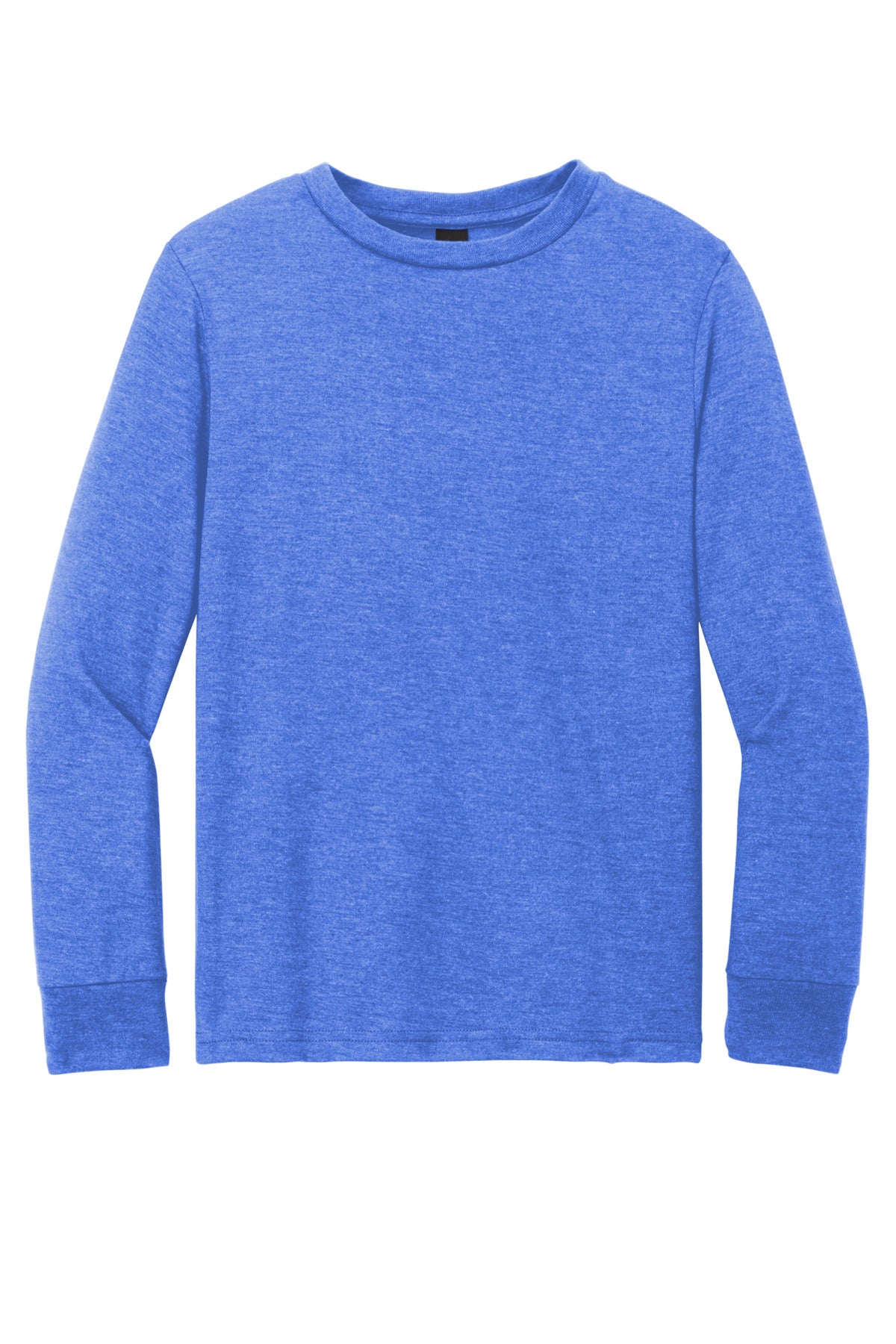 Front View of RoyalFrost District Youth Perfect Tri Long Sleeve Tee DT132Y plain