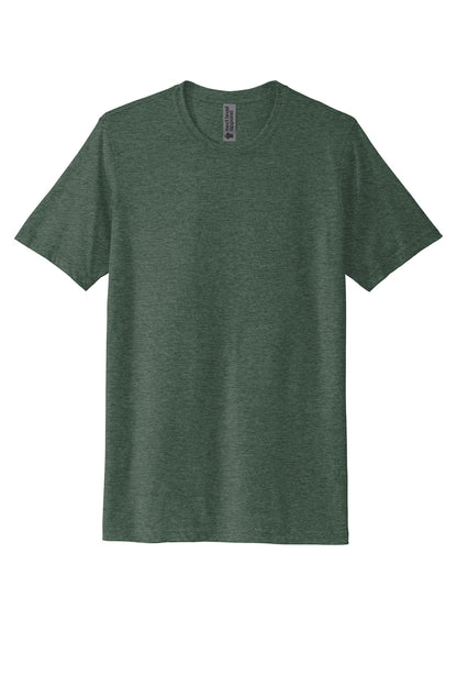 Front View of RoyalPine Next Level Apparel Adult Poly/Cotton Tee. NL6200 plain