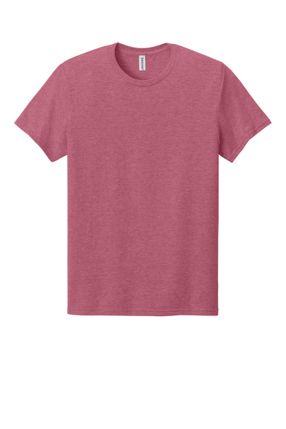 Front View of RspbryHthr Jerzees Premium Blend Ring Spun T-Shirt 560M plain