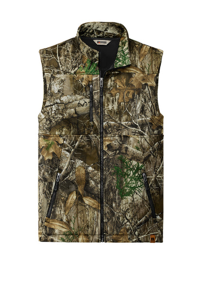 Front View of RTEdge Russell Outdoors Realtree Atlas Soft Shell Vest RU603 plain