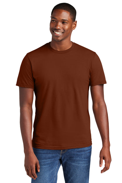 Front View of Russet District Very Important Tee . DT6000 plain