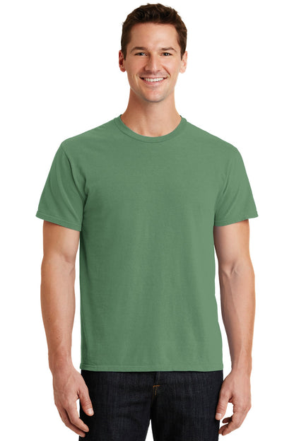 Front View of Safari Port & Co Beach Wash Garment-Dyed Tee. PC099 plain