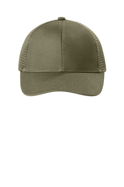Front View of Sage Green Port Authority Adjustable Mesh Back Cap. C911