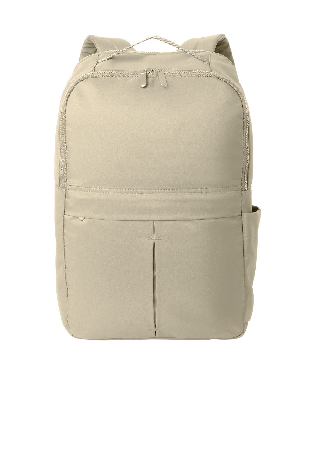 Front View of Sahara Port Authority Matte Backpack BG235 plain