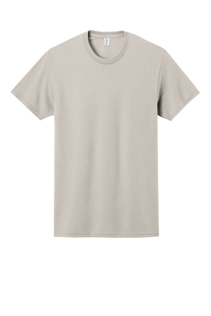 Front View of Sandstone Jerzees - Dri-Power 50/50 Cotton/Poly T-Shirt. 29M plain