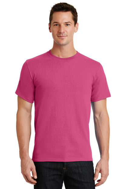 Front View of Sangria Port & Co Essential Tee. PC61 plain
