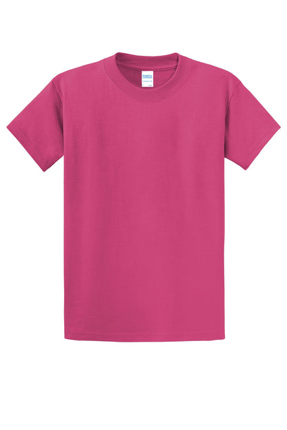 Front View of Sangria Port & Co Essential Tee. PC61 plain