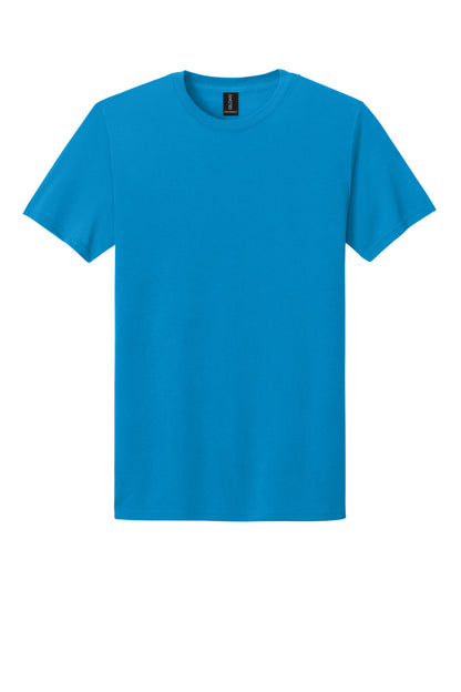 Front View of Sapphire Gildan Gildan Performance T-Shirt. 42000 plain