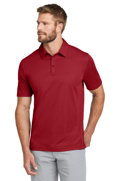 Front View of ScooterRed TravisMathew Oceanside Solid Polo. TM1MU411 plain