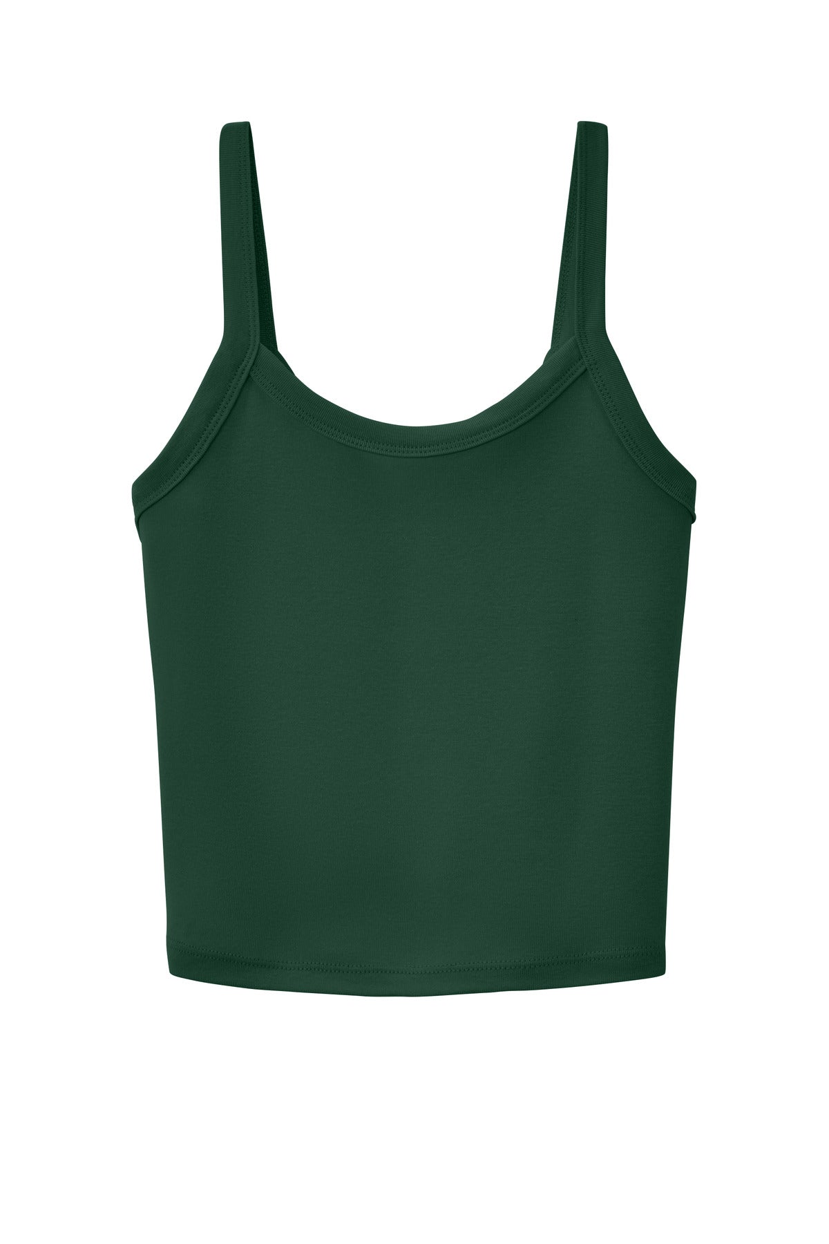 Front View of SForBlend BELLA+CANVAS Women's Micro Rib Spaghetti Strap Tank BC1012