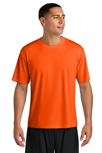 Front View of SftyOrg A4 Cooling Performance Short Sleeve Tee A4N3142 plain