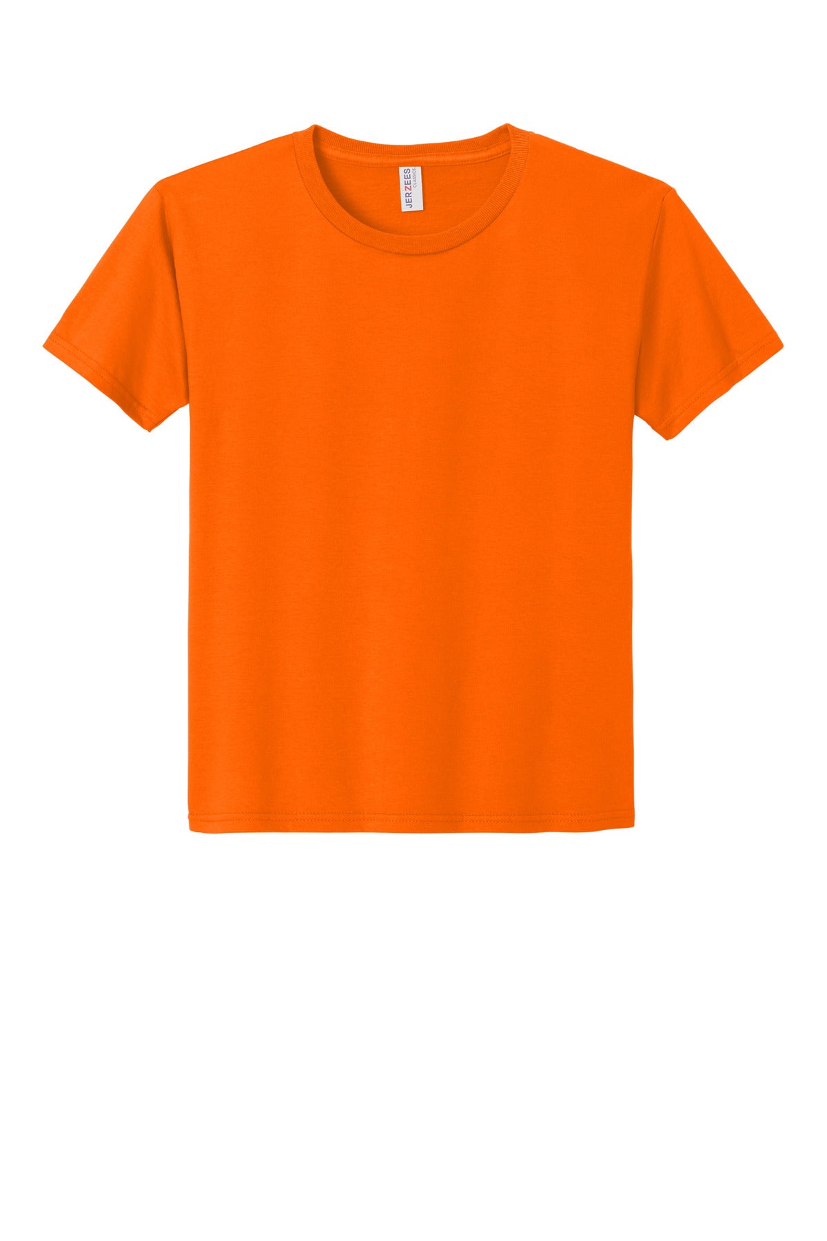 Front View of SftyOrg Jerzees Classics Youth Cotton T-Shirt 363Y plain