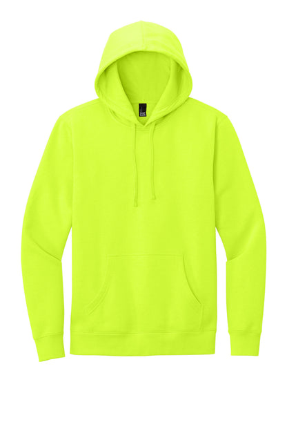 Front View of SGreen District V.I.T. Fleece Hoodie DT6100 plain