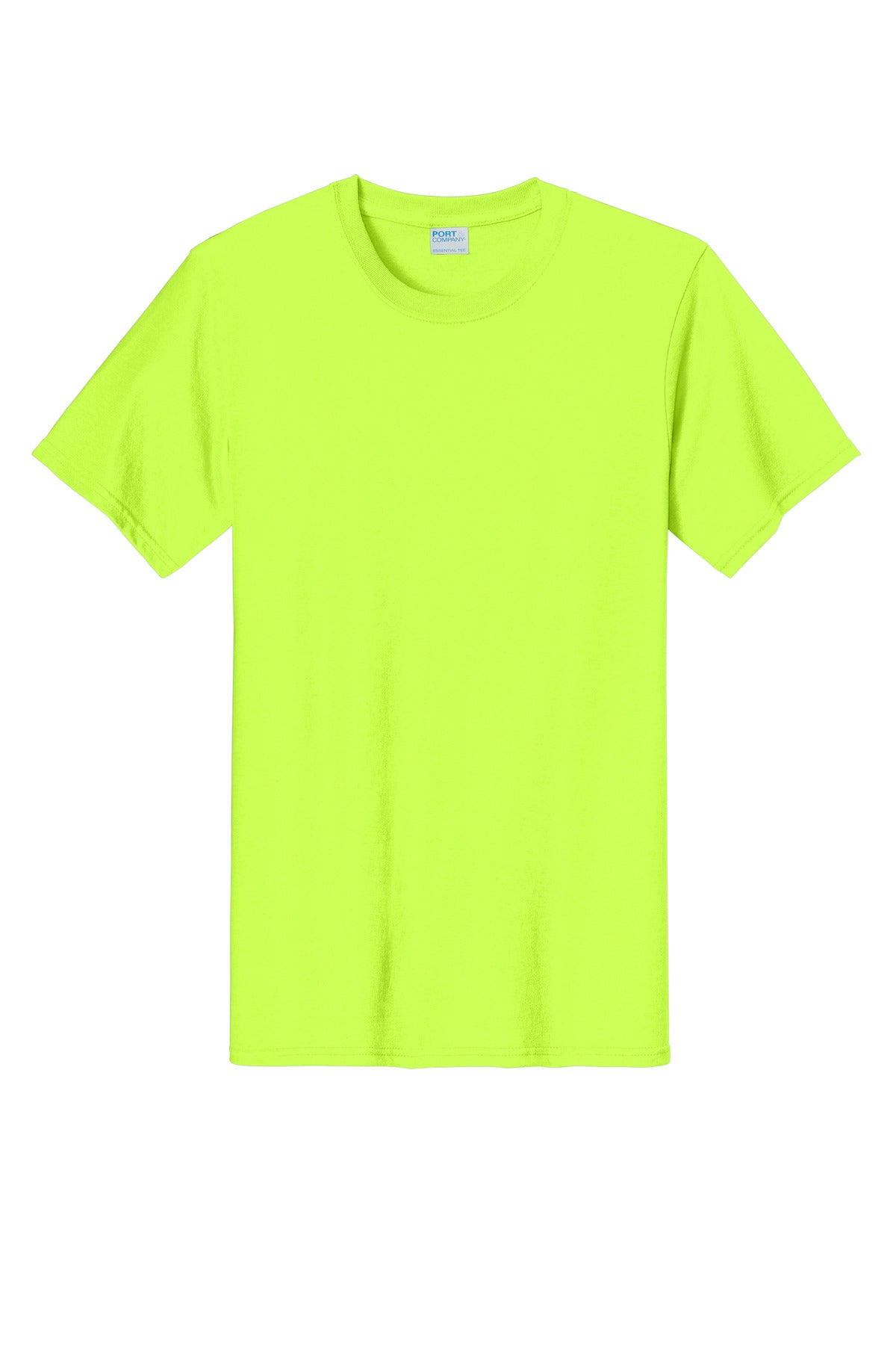 Front View of SGreen Port & Co Essential Tee. PC61 plain