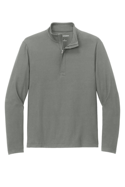 Front View of ShadowGrey Port Authority Fairway Stretch 1/4-Zip K829 plain