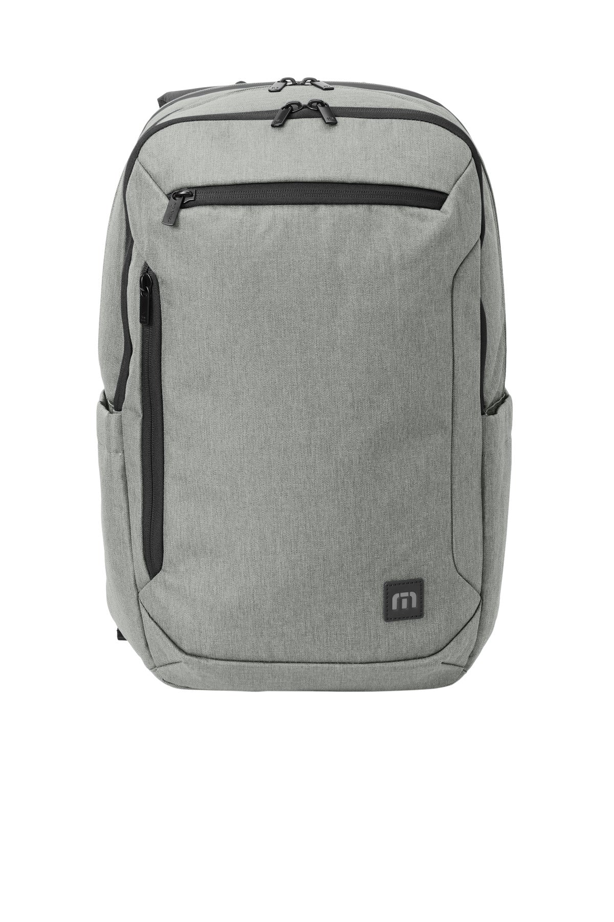 Front View of ShdGyHthr TravisMathew Duration Backpack TMB105 plain