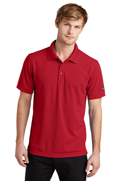 Front View of Signal Red OGIO - Caliber2.0 Polo OG101 plain