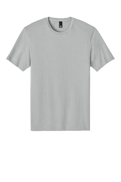 Front View of Silver District Perfect Weight Tee. DT104 plain