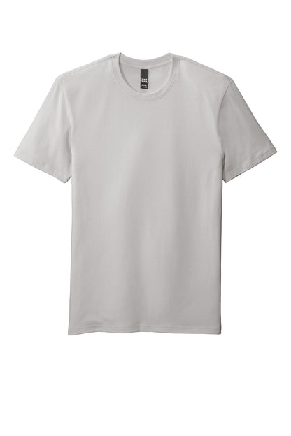 Front View of Silver Mist District Flex Tee DT7500 plain