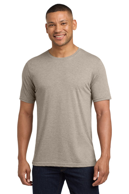 Front View of Silver Next Level Apparel Adult Poly/Cotton Tee. NL6200 plain