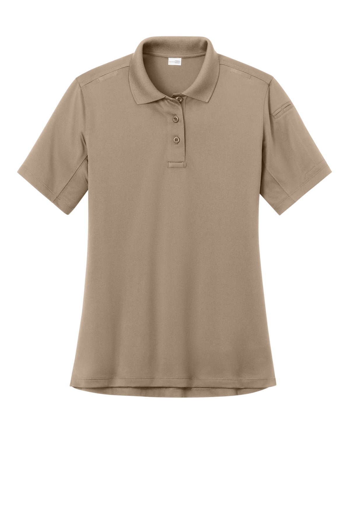 Front View of SilverTan CornerStone Women's Workwear Pro Tactical Polo CS453 plain