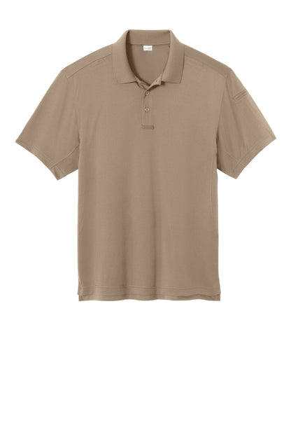 Front View of SilverTan CornerStone Workwear Pro Tactical Polo CS452 plain