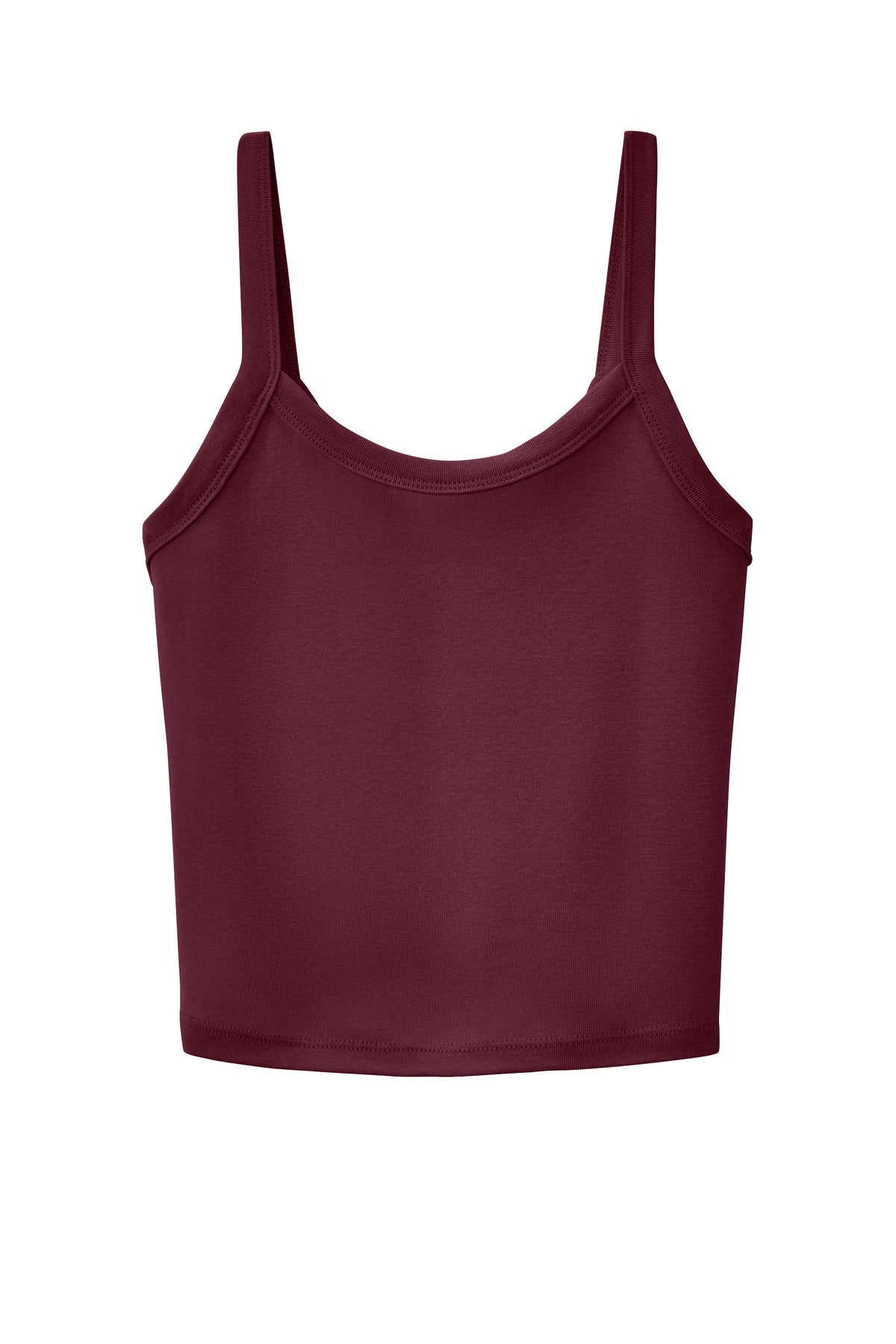 Front View of SMarnBlend BELLA+CANVAS Women's Micro Rib Spaghetti Strap Tank BC1012
