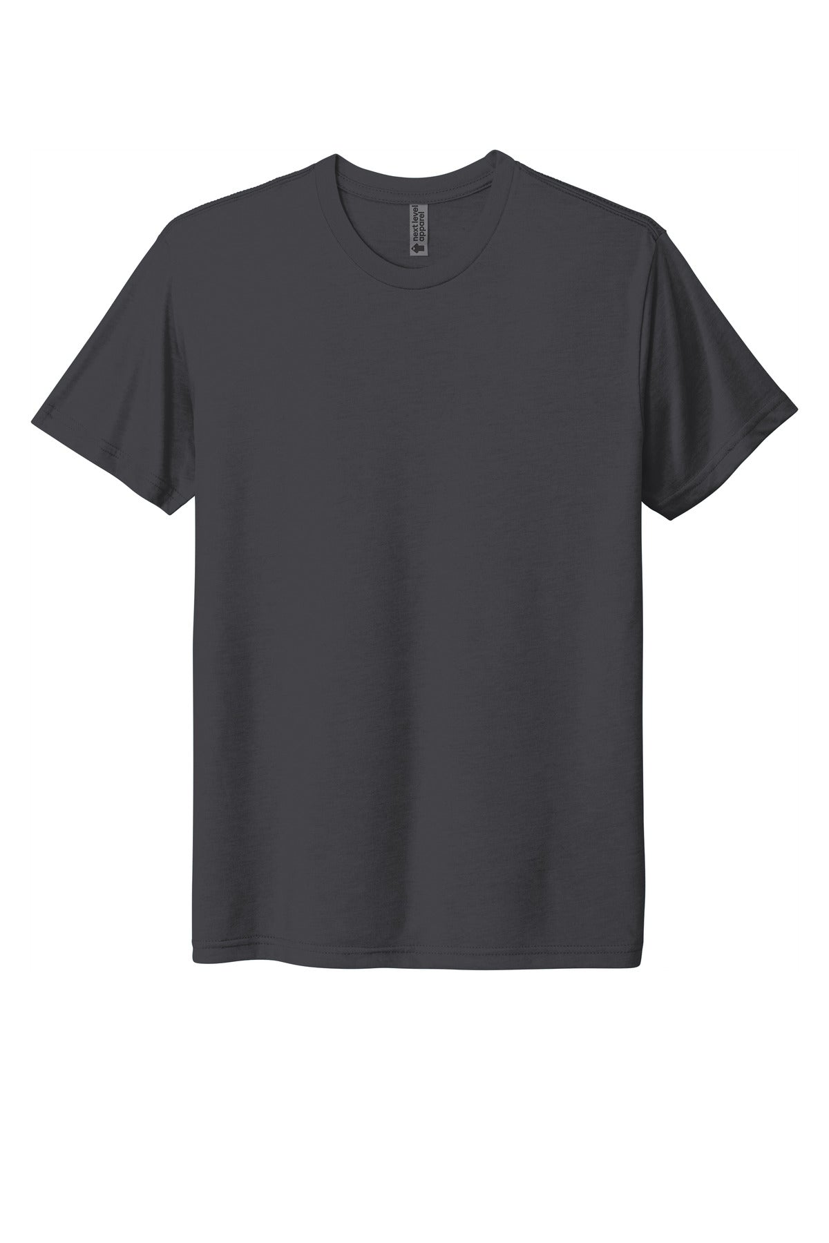 Front View of SolidGrph Next Level Apparel Adult Tri-Blend Tee. NL6010 plain