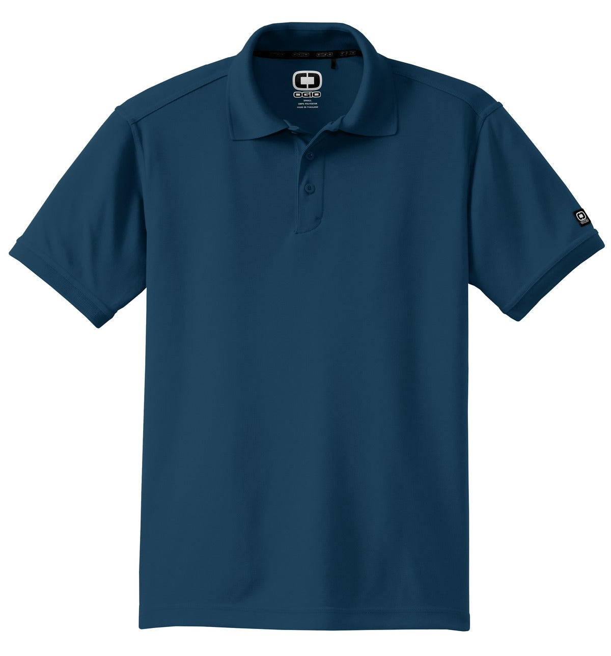 Front View of Spar Blue OGIO - Caliber2.0 Polo OG101 plain