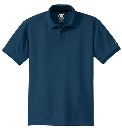 Front View of Spar Blue OGIO - Caliber2.0 Polo OG101 plain