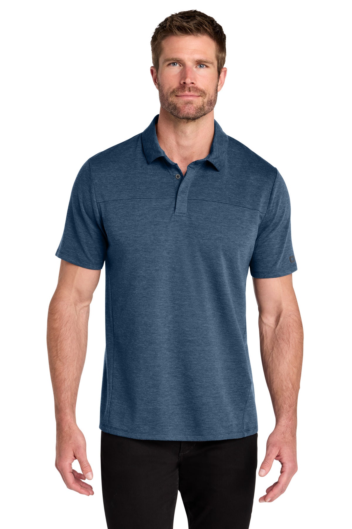 Front View of SparBlue OGIO Command Polo OG150 plain