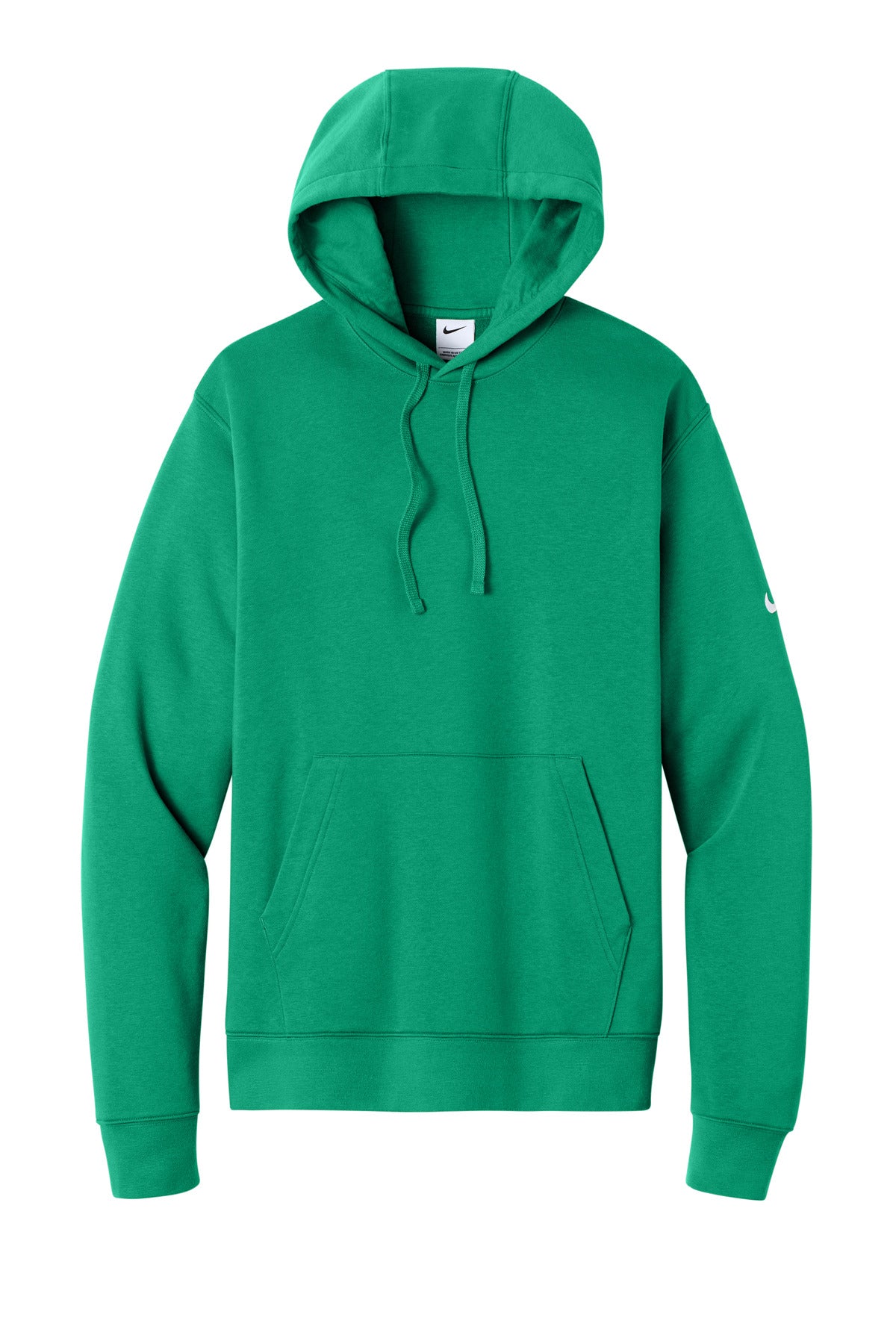 Front View of StadiumGn Nike Club Fleece Sleeve Swoosh Pullover Hoodie NKDR1499