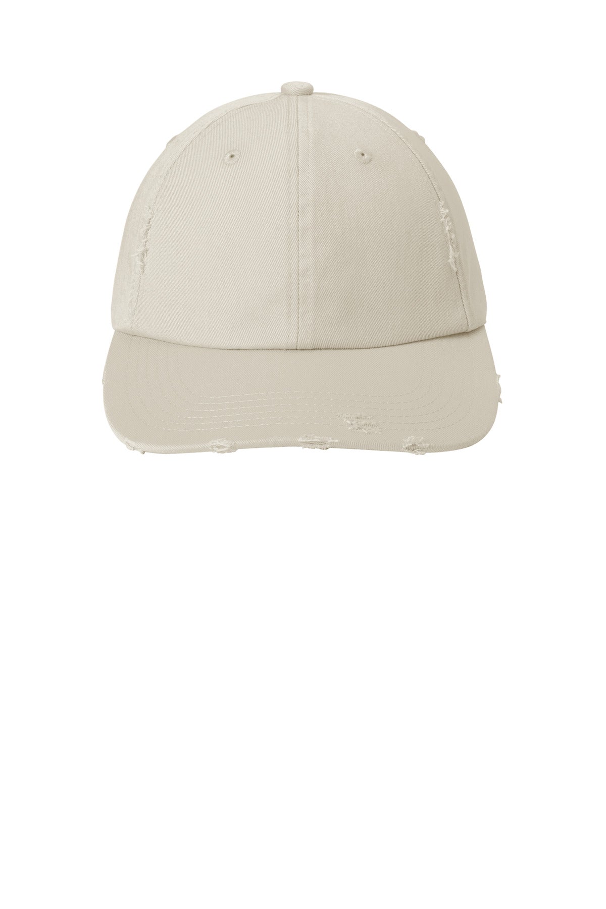 Front View of Stone District Distressed Cap. DT600 plain