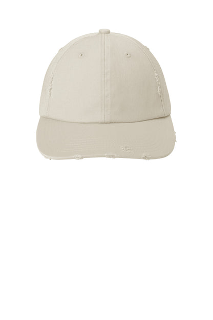 Front View of Stone District Distressed Cap. DT600 plain