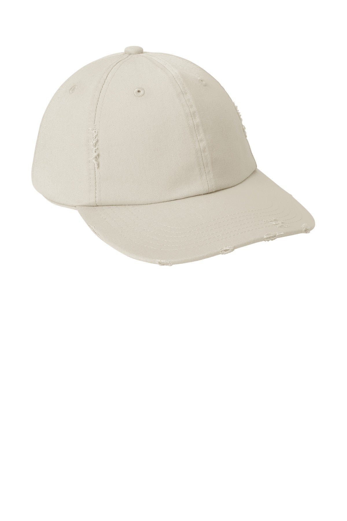 Front View of Stone District Distressed Cap. DT600 plain