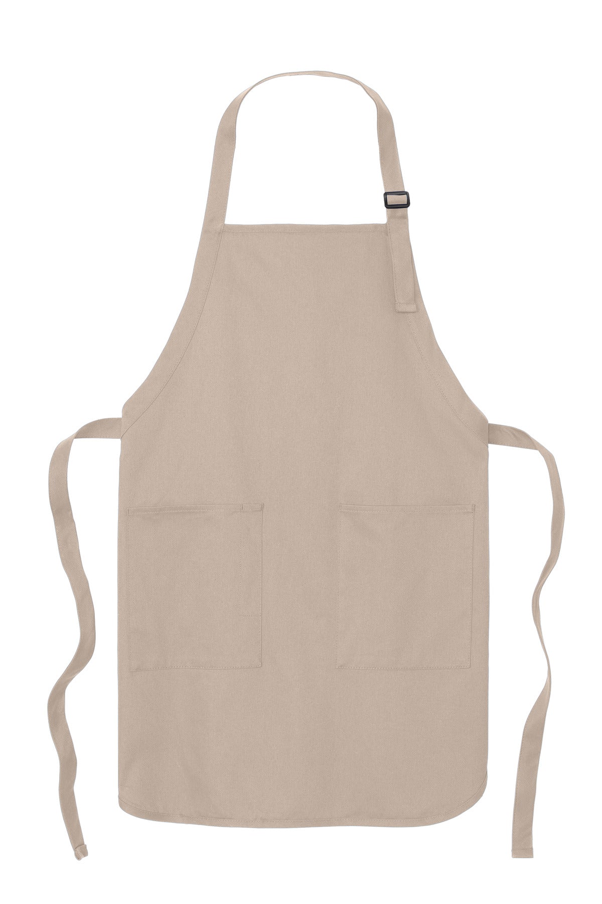 Front View of Stone Port Authority Full-Length Apron with Pockets. A500