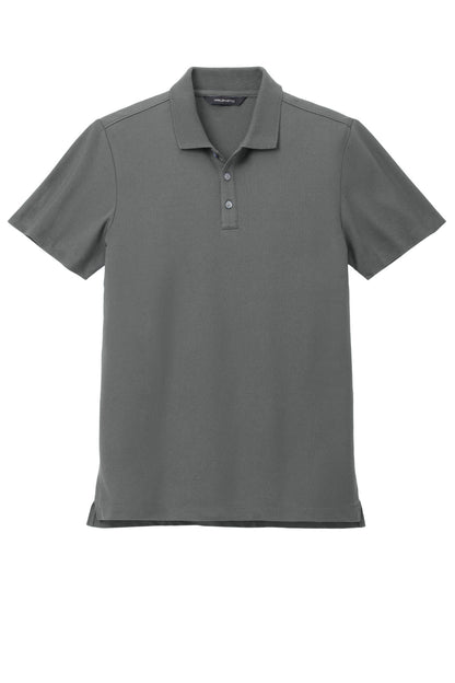 Front View of StormGrey Mercer+Mettle Stretch Pique Polo MM1004 plain