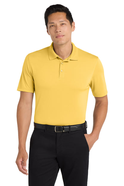 Front View of Sunburst Yllw Port Authority Dry Zone UV Micro-Mesh Polo. K110 plain