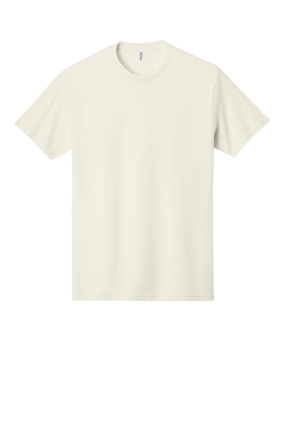 Front View of SwtCrmHthr Jerzees - Dri-Power 50/50 Cotton/Poly T-Shirt. 29M plain