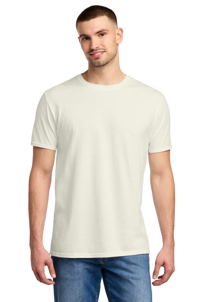 Front View of SwtCrmHthr Jerzees Premium Blend Ring Spun T-Shirt 560M plain