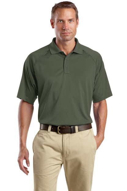 Front View of Tactical Green CornerStone - Select Snag-Proof Tactical Polo. CS410 plain
