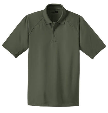 Front View of Tactical Green CornerStone - Select Snag-Proof Tactical Polo. CS410 plain